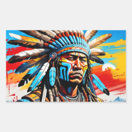 PEGATINA RECTANGULAR GUERREROS 8