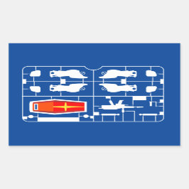 Pegatina Rectangular gundam rx 78 amuro ray gunpla builder runner hobby