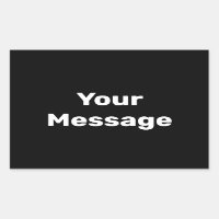 Hágalo usted mismo negro con plantilla de texto en