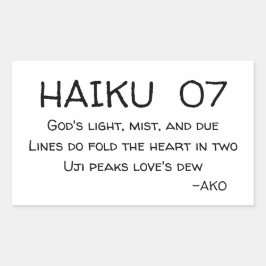 PEGATINA RECTANGULAR HAIKU 07