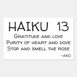 PEGATINA RECTANGULAR HAIKU 13