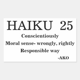 PEGATINA RECTANGULAR HAIKU 25