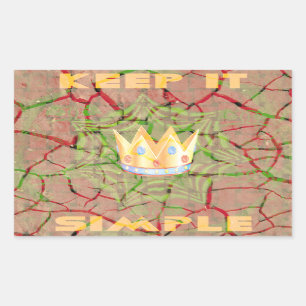 Pegatina Rectangular Hakuna matata