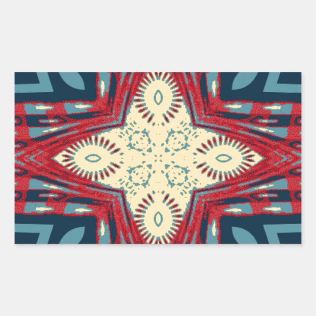 Pegatina Rectangular Hakuna Matata Mensajes de texto Esperanza Resumen  (Anverso)