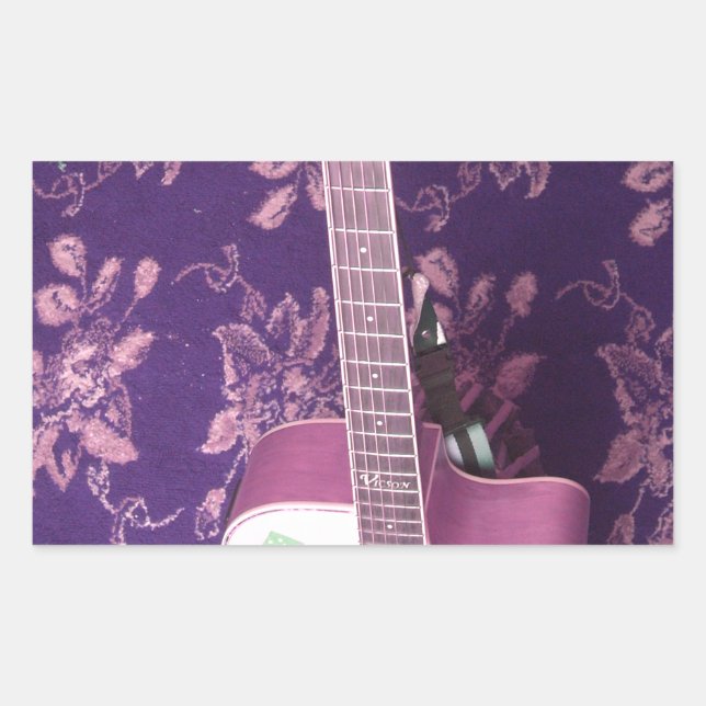 Pegatina Rectangular Hakuna Matata Música Mi Sangre. (Anverso)