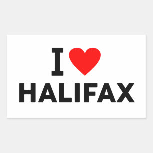 Pegatina Rectangular Halifax Canadá