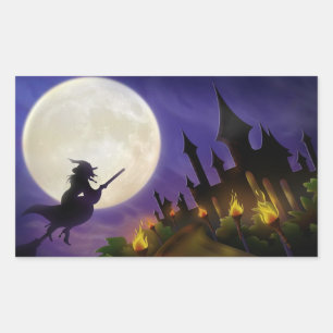 Pegatina Rectangular Halloween
