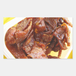 Pegatina Rectangular Ham dulce y amargo seco [Muu Wan]