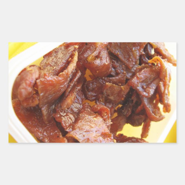 Pegatina Rectangular Ham dulce y amargo seco [Muu Wan] (Anverso)