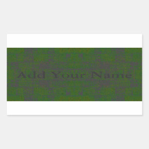 Pegatina Rectangular HAMbyWG - Pegatinas - Verde angustiado