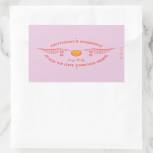 Pegatina Rectangular HARRY POTTER™   Cualquier cosa posible