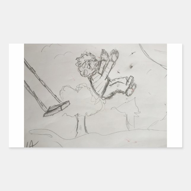 PEGATINA RECTANGULAR HASTA (Anverso)