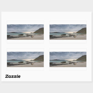 Pegatina Rectangular Haukland Lofoten