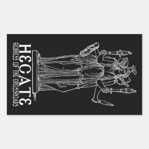 Pegatina Rectangular Hecate