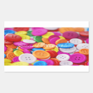 Pegatina Rectangular Hecho a mano para usted etiquete