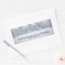 Pegatina Rectangular Henry Longfellow Cita Inspiradora "Hazlo bien"