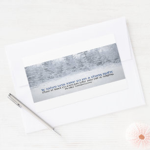 Pegatina Rectangular Henry Longfellow Cita Inspiradora "Hazlo bien"