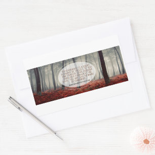 Pegatina Rectangular Henry Longfellow Inspirador Cita Perseverante