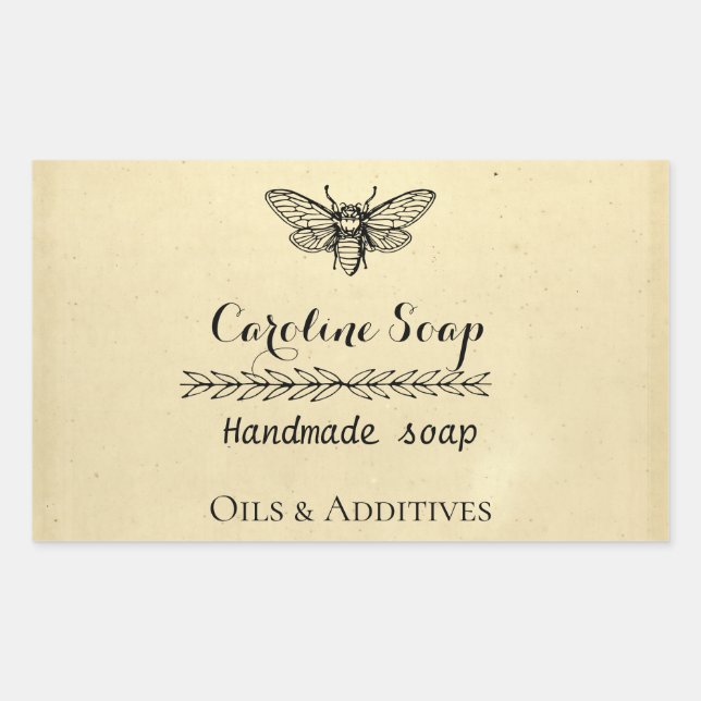 PEGATINA RECTANGULAR HERMOSA HERMOSA HERMOSA (Anverso)