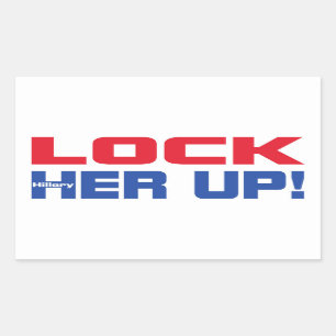 PEGATINA RECTANGULAR HILLARY LA BLOQUEA