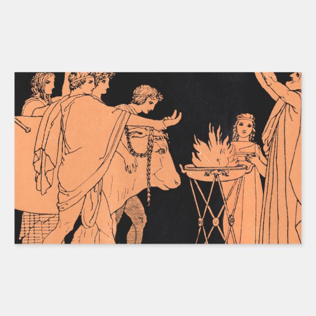 Pegatina Rectangular Homer The Odyssey 9 (Anverso)