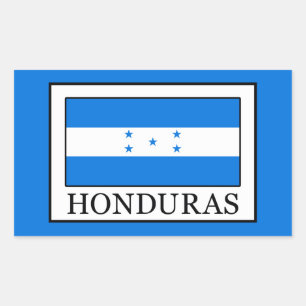 Pegatina Rectangular Honduras