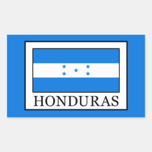 Pegatina Rectangular Honduras