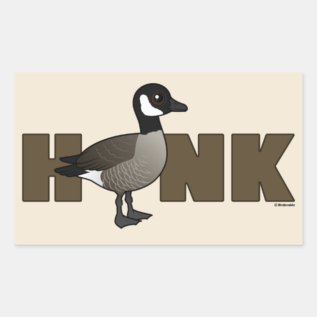 PEGATINA RECTANGULAR HONK (Anverso)