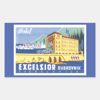 Pegatina Rectangular Hotel Excelsior Dubrovnik