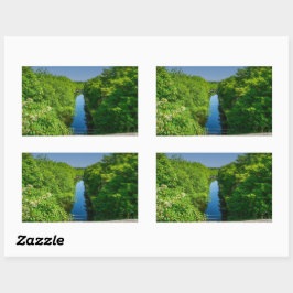 Pegatina Rectangular Huddersfield Broad Canal