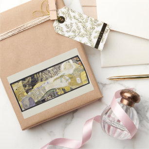 Pegatina Rectangular Hydra (también conocida como Serpientes de Agua I)