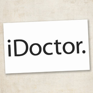 Pegatina Rectangular i Doctor (iDoctor)