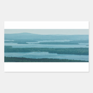 Pegatina Rectangular Ignorar Winnipesaukee
