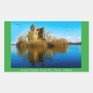 Pegatina Rectangular Imagen irlandesa para Rectangle-Pegatinas-Glossy