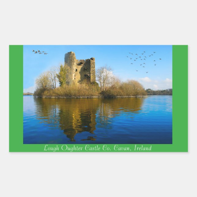 Pegatina Rectangular Imagen irlandesa para Rectangle-Pegatinas-Glossy (Anverso)