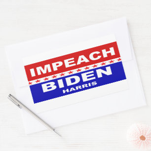 Pegatina Rectangular Impetar Biden Harris