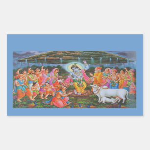 Pegatina Rectangular indianGod