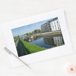 Pegatina Rectangular Industrial Echoes: Modern Living on the Wakefield