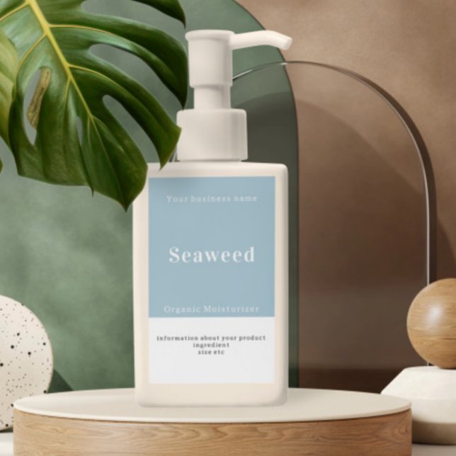 Pegatina Rectangular Información personalizada de producto hecha a mano (Handmade Personalized Product Information Rectangular Stickers by Ricaso for your craft creations)