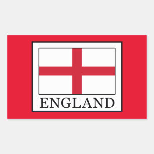Pegatina Rectangular Inglaterra