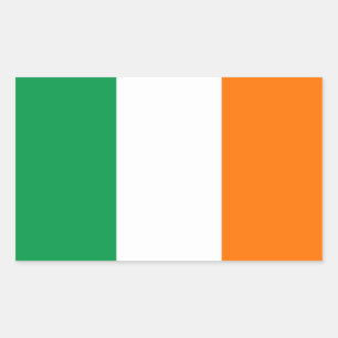 Pegatina Rectangular Irlanda