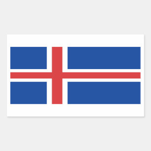 PEGATINA RECTANGULAR ISLANDIA