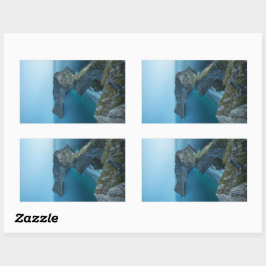 Pegatina Rectangular Islas Lofoten