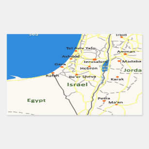 Pegatina Rectangular Israel map.JPG