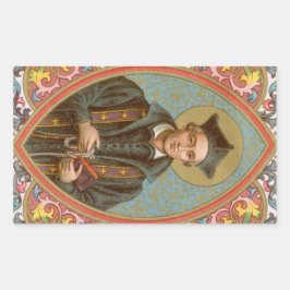 Pegatina Rectangular Ivo de Kermartin (BK 015)