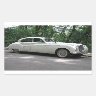 Pegatina Rectangular Jaguar Mark IX