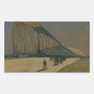 Pegatina Rectangular James Wilson Morrice - Gibraltar