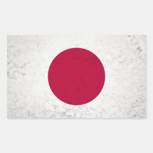 Pegatina Rectangular Japón