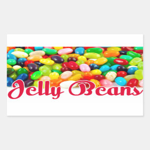 Pegatina Rectangular Jelly Beans