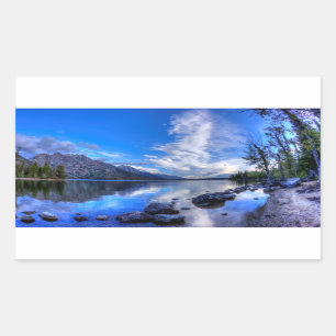 Pegatina Rectangular Jenny in Morning